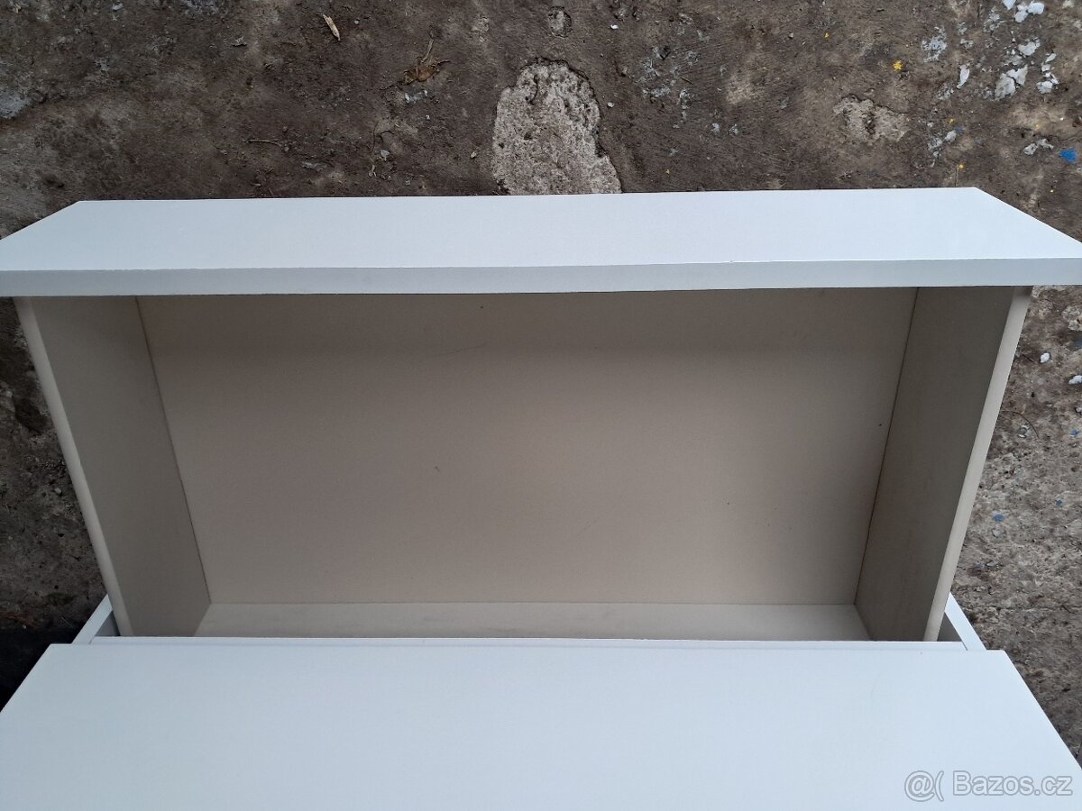 Ikea komoda Malm bílá 4 zásuvky - 5