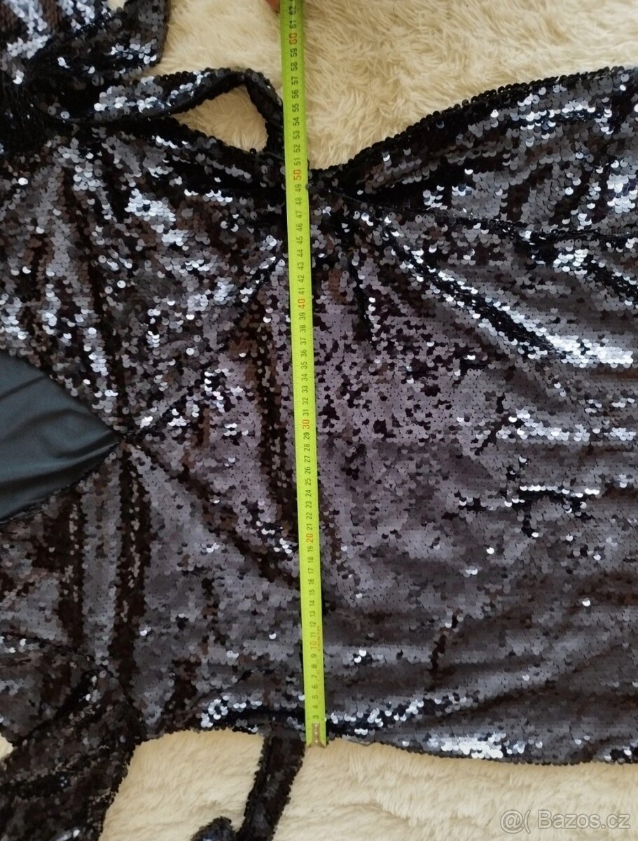 Nové flitrove šaty vel.42-44 - 5