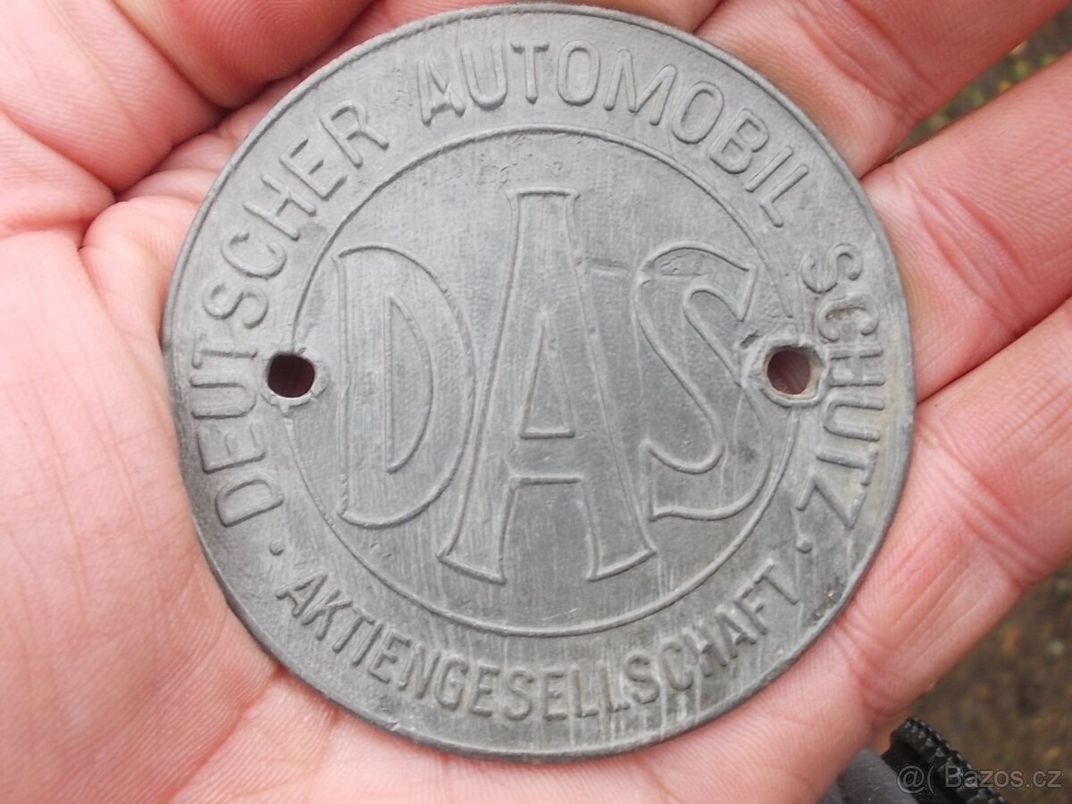 ŠTÍTEK ZNAČKA - AUTO VETERÁN DAS AUTO NĚMECKO - 5