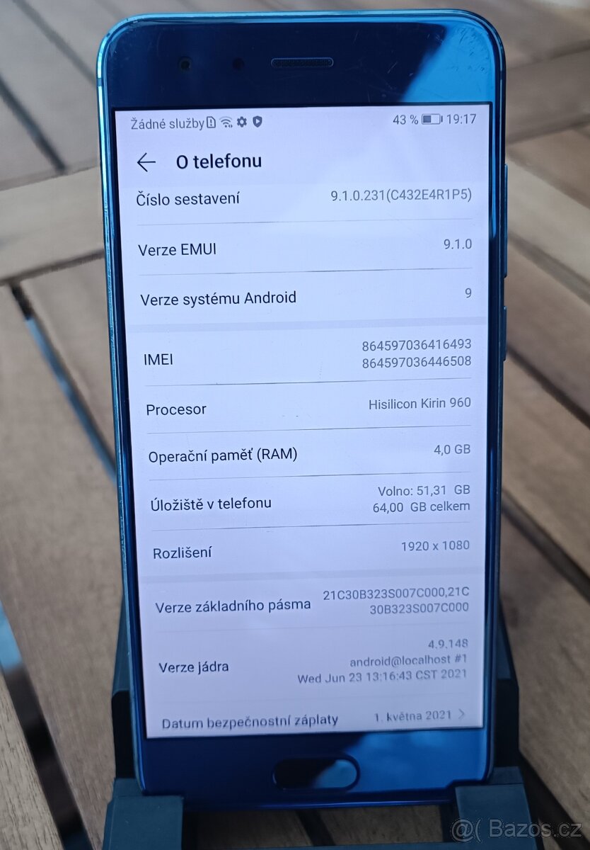 Mobilní telefon HONOR 9, 4GB RAM, 64GB, Dual SIM, Android 9 - 5