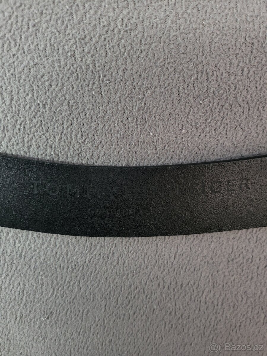 Originální kožený pásek Tommy Hilfiger – velikost 85 - 5
