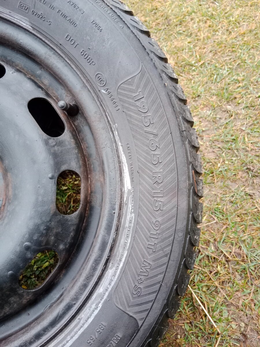 Zimní pneu 195/55 R15 disky 5x100 - 5