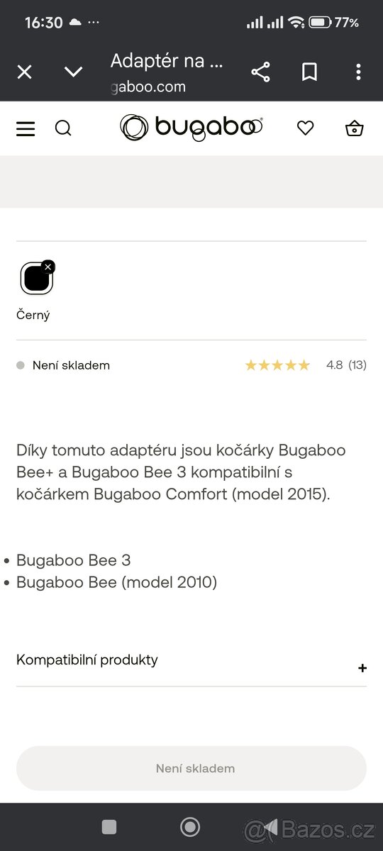 Adaptéry Bugaboo bee nove - 5