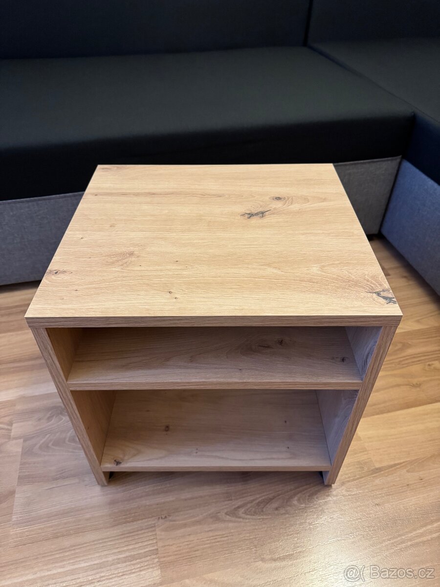 Odkládací stolek dub Artisan - 5