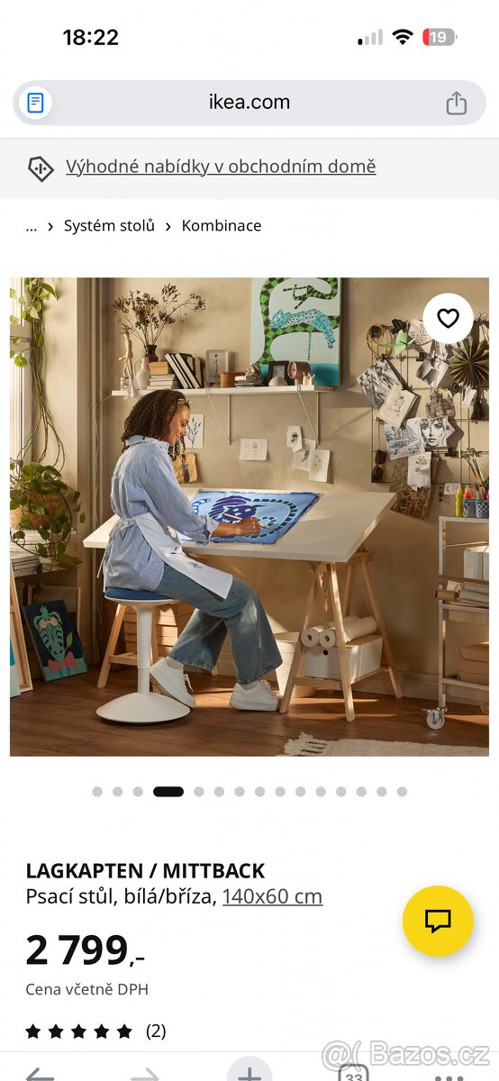 Psací stůl Ikea - 5
