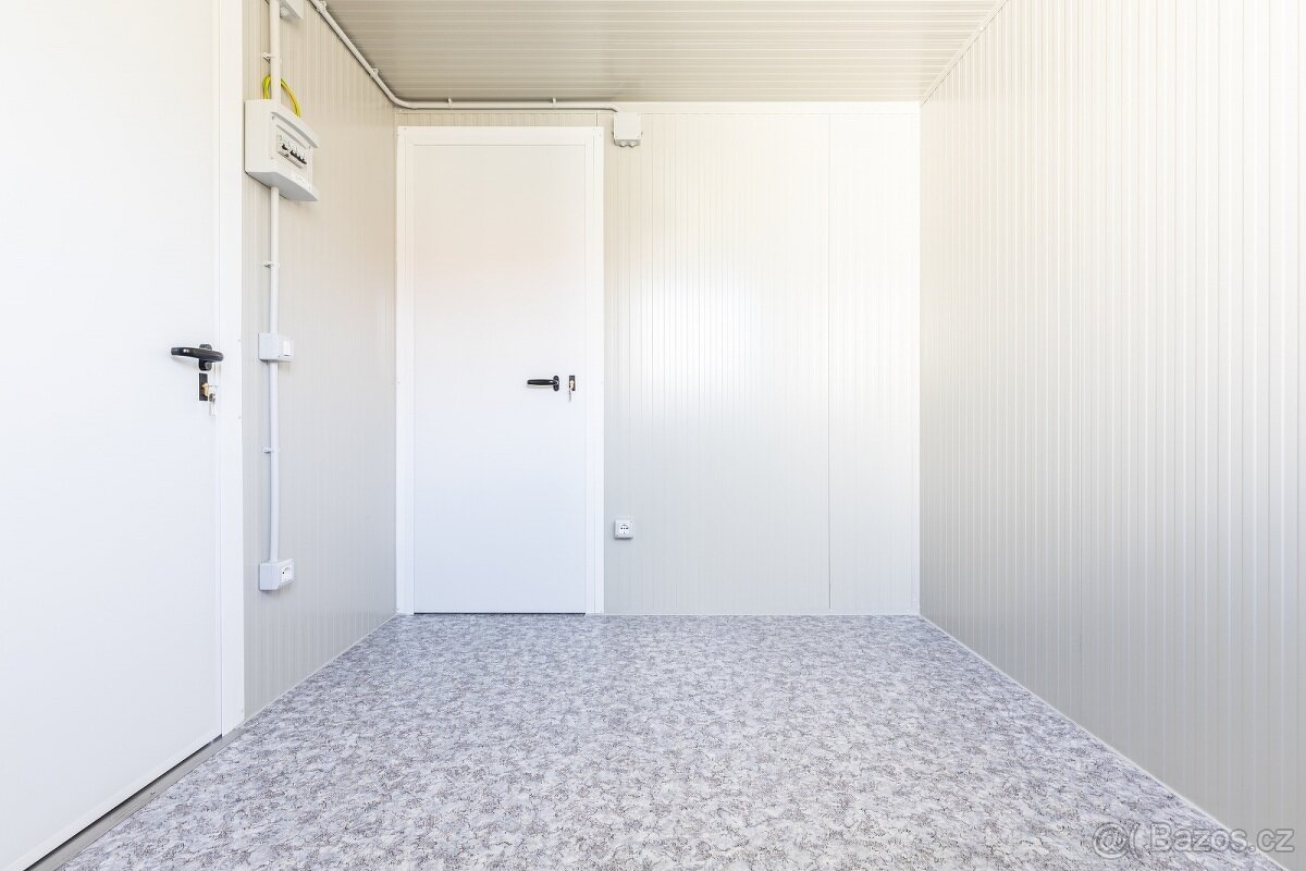 Kancelářkská obytná buňka - 2 místnosti, rozměr 6.1x2.4m - 5