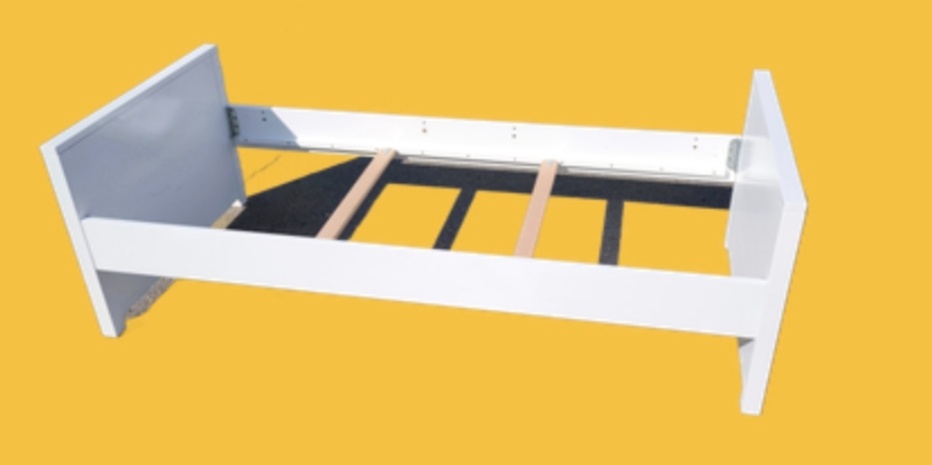 DOVOZ MOŽNÝ kvalitní pevná bílá postel Bopita Jonne 90x200 - 5