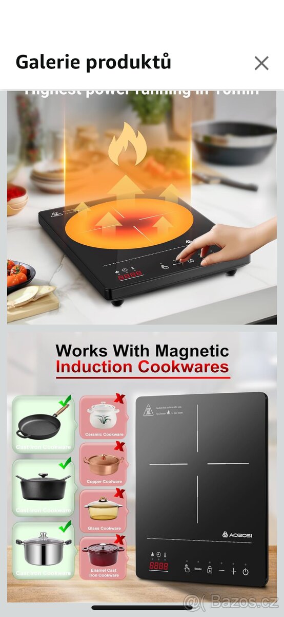 Přenosná indukční deska - 5