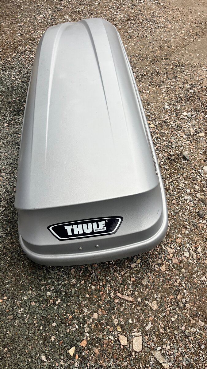 THULE PACIFIC 600 STŘEŠNÍ BOX,RAKEV,TOP STAV,JAKO NOVÝ - 5