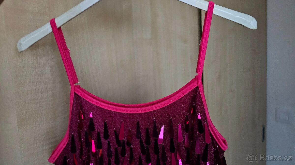 Dívčí taneční šaty Lolanta vel.160 - 5