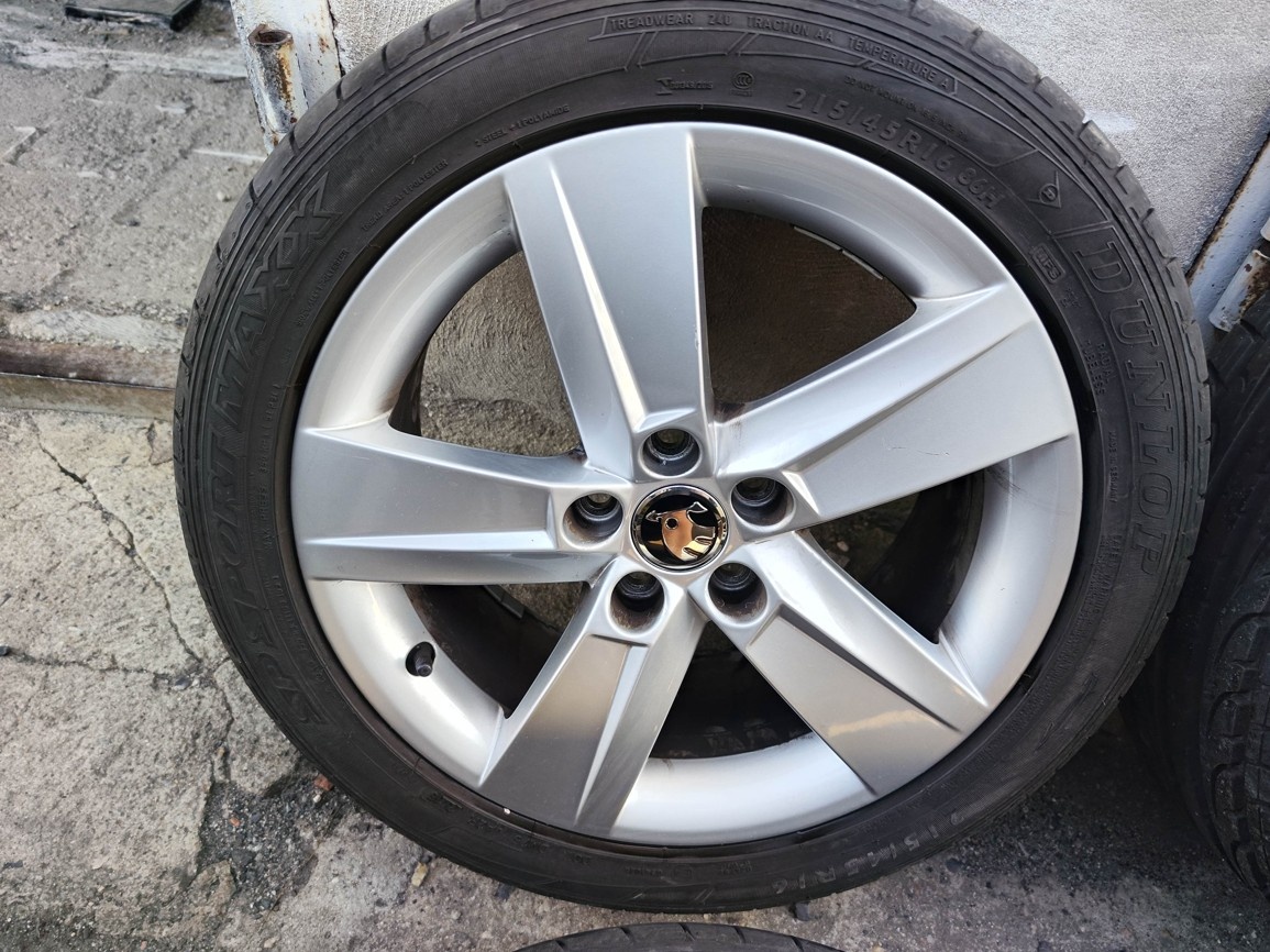 16"letní alu sada Rock 5x100 origo Škoda Fabia 3 Rapid Polo - 5