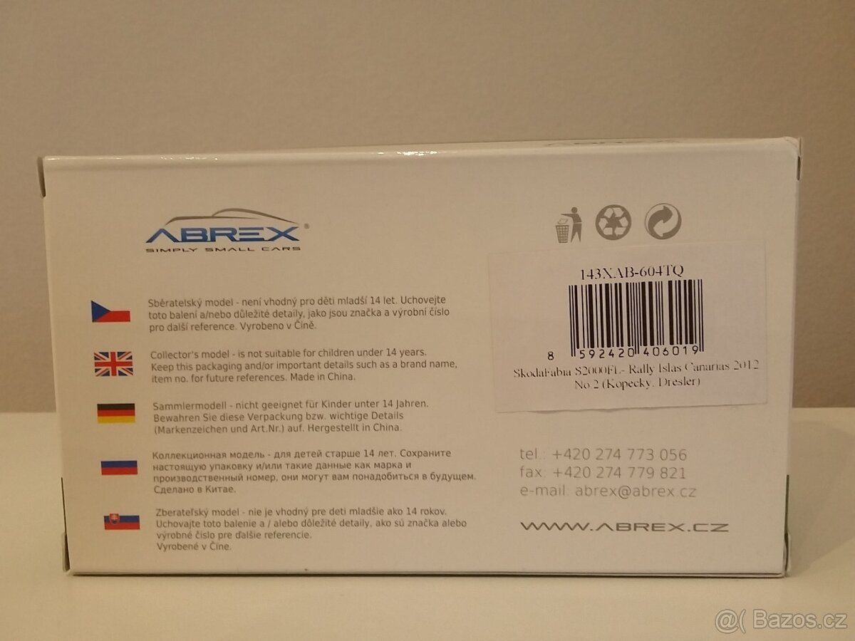 model ŠKODA FABIA SUPER 2000 facelift ABREX 143XAB-604TQ - 5