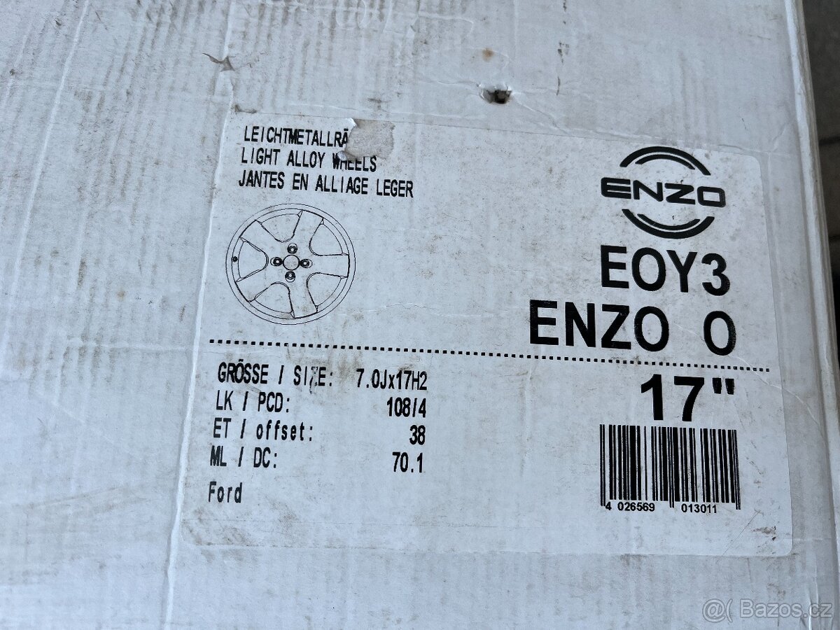 4x litá kola ENZO 4x108 R17 - NOVÉ - 5