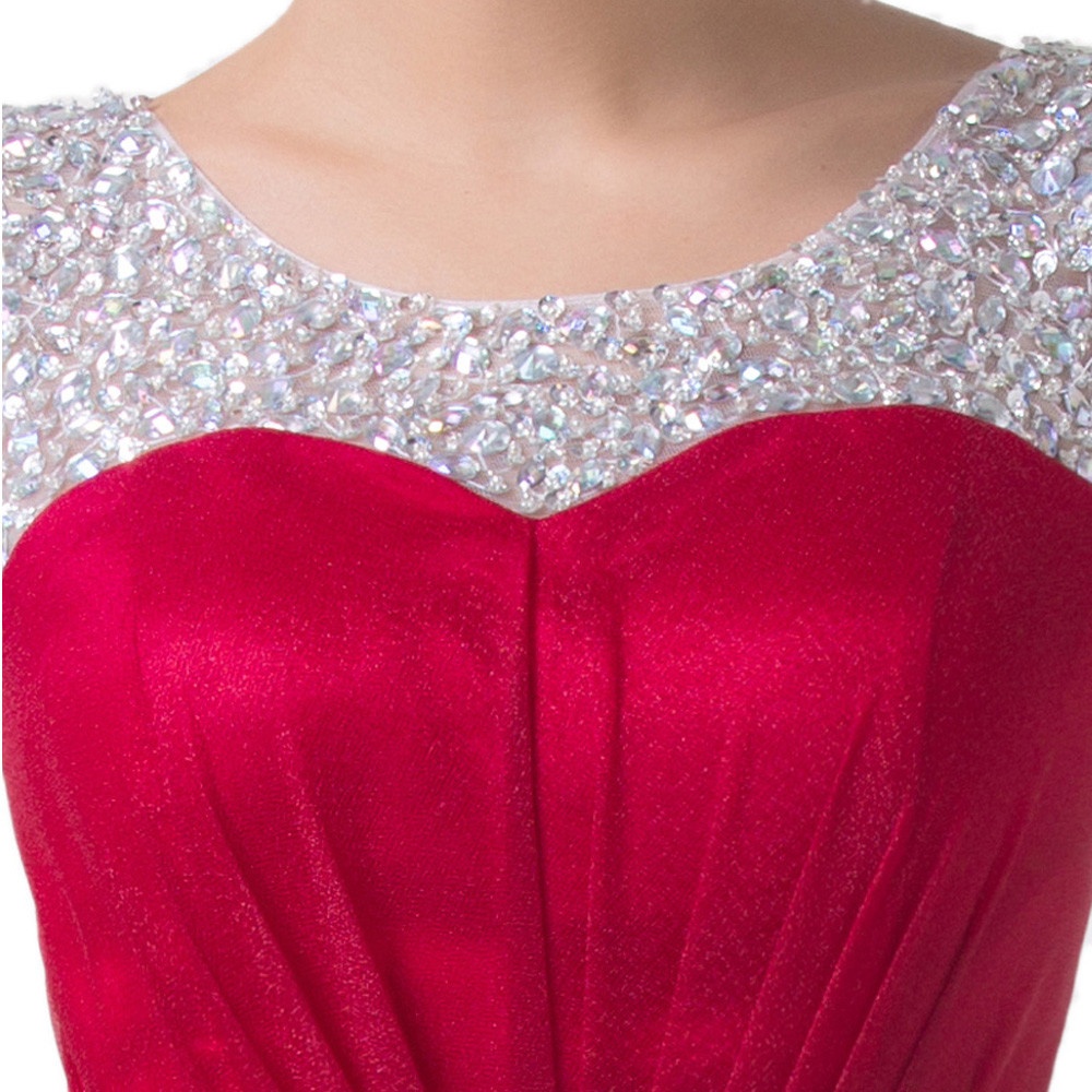 Nové plesové korzetové šaty s našitými korálky - 5