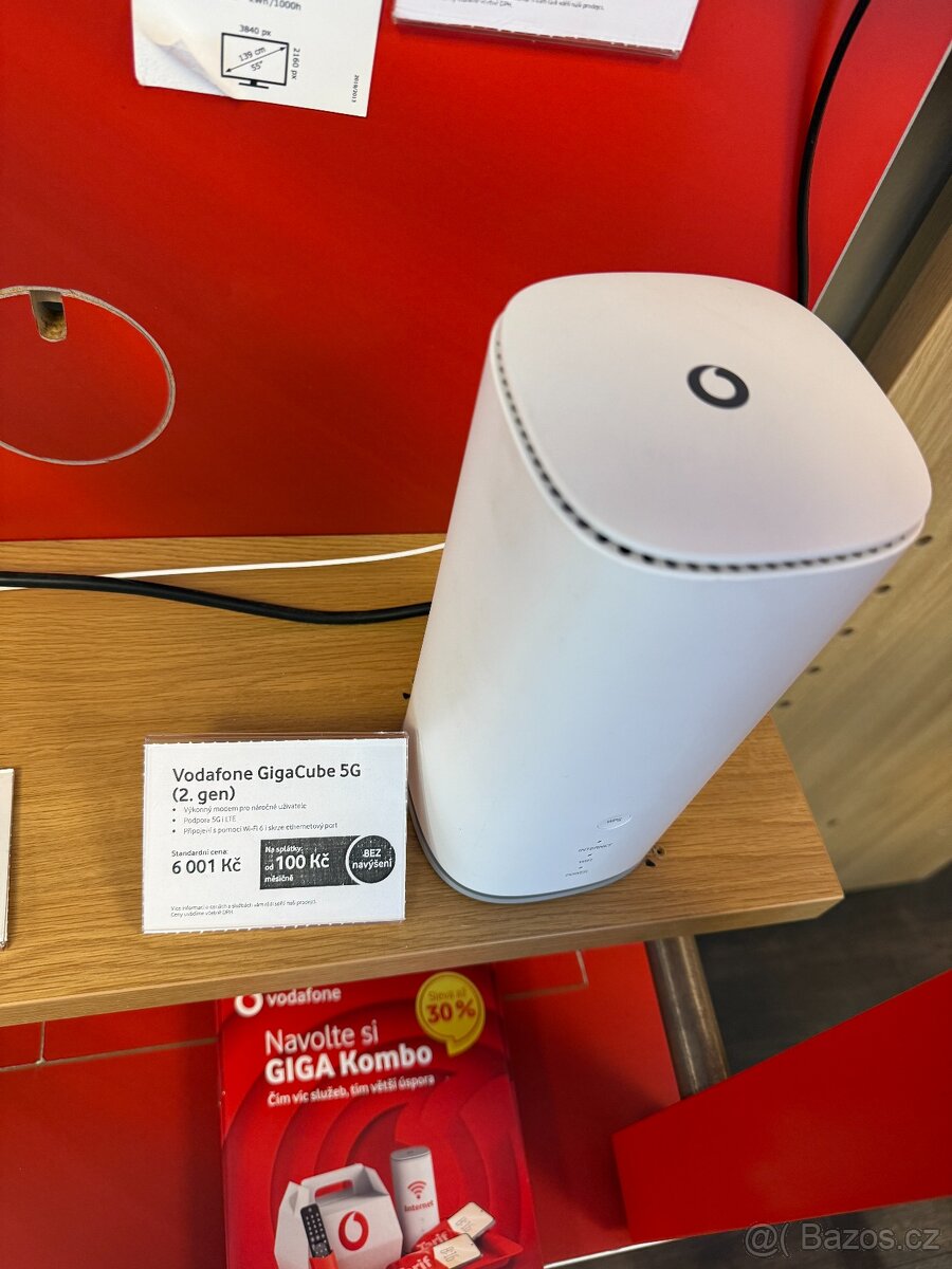 5G Modem Vodafone GigaCube (2. generace) – jako nový + měsíc - 5