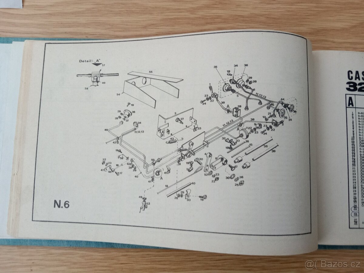 Katalog dílů CAS 32 - 5