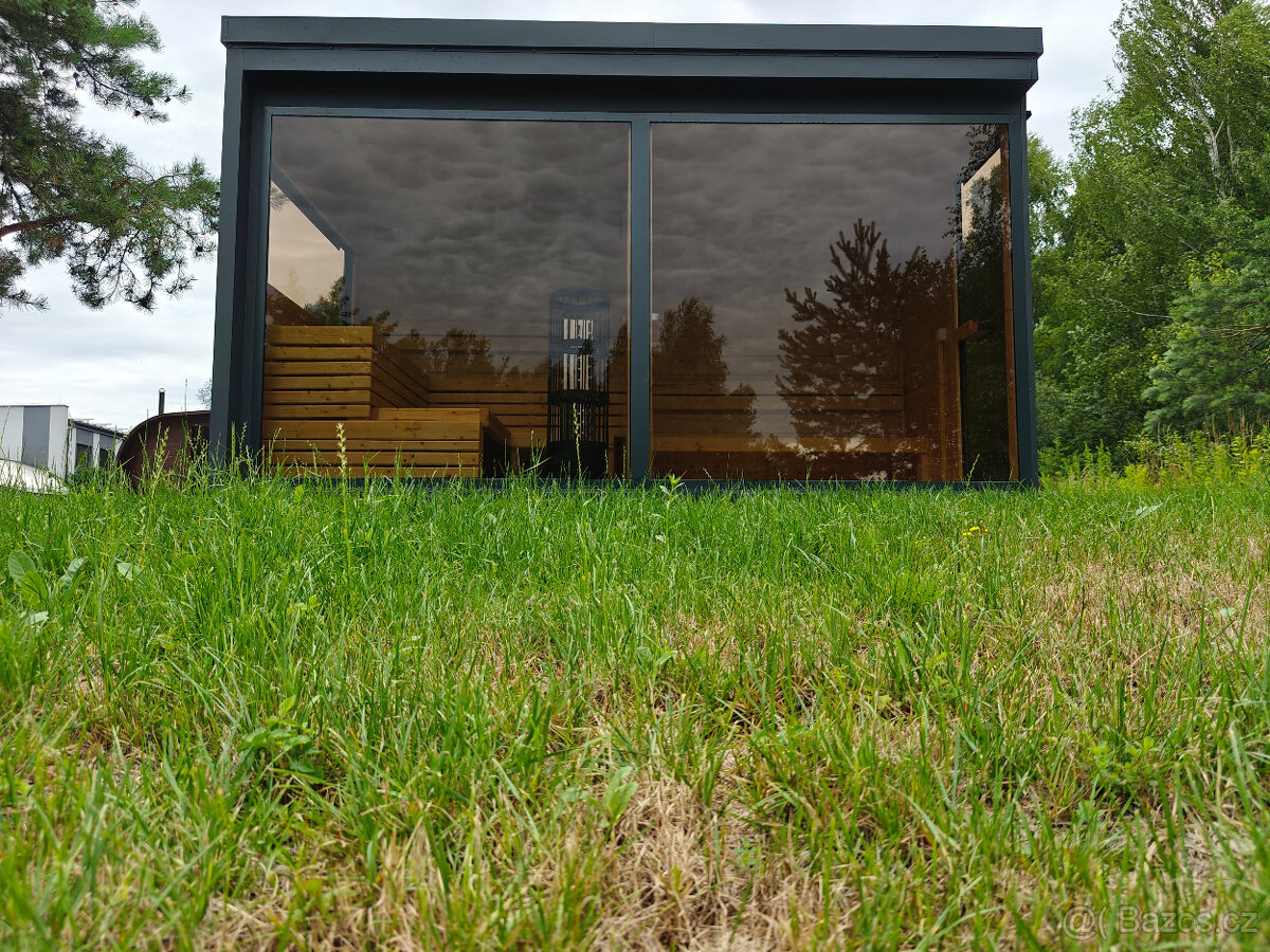 Saunový domek Diamant s odpočívárnou - 5