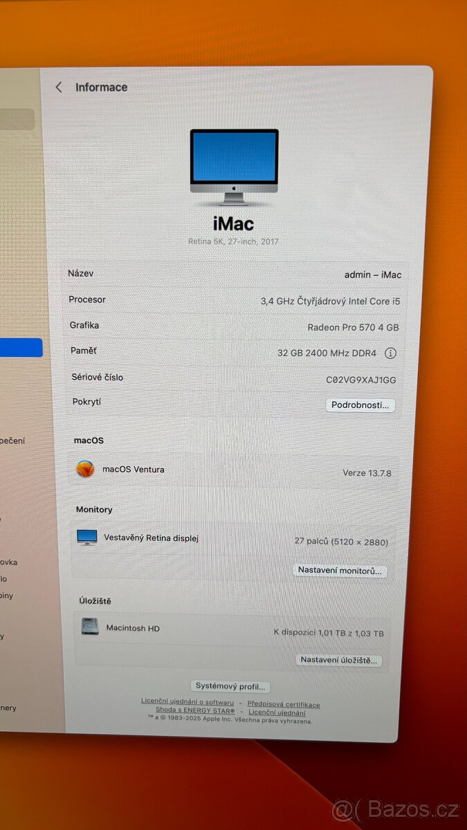 Apple iMac Retina 5K 27" - 5