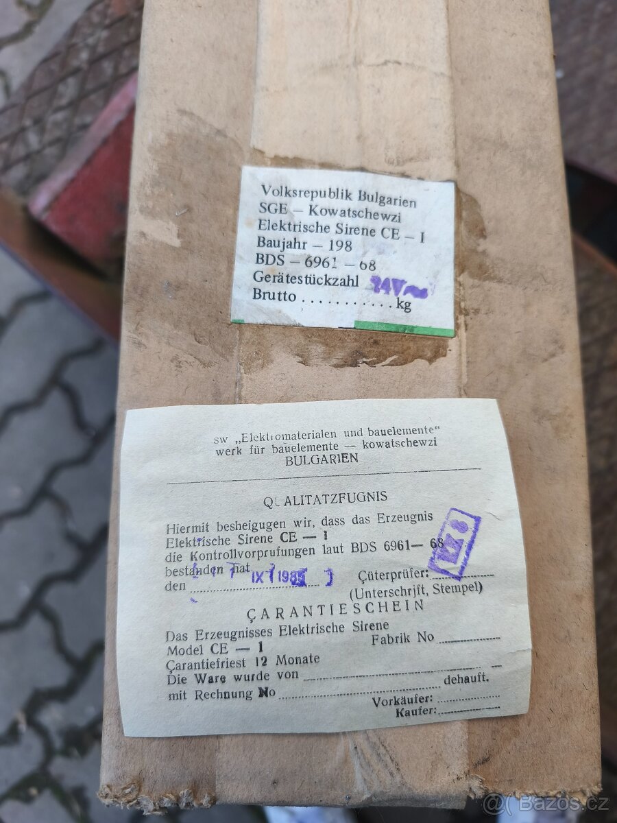Nová siréna 24v 1985 - 5
