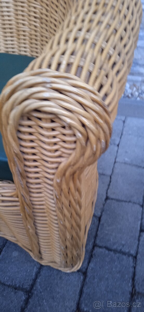 Ratanové mohutné křeslo - 5