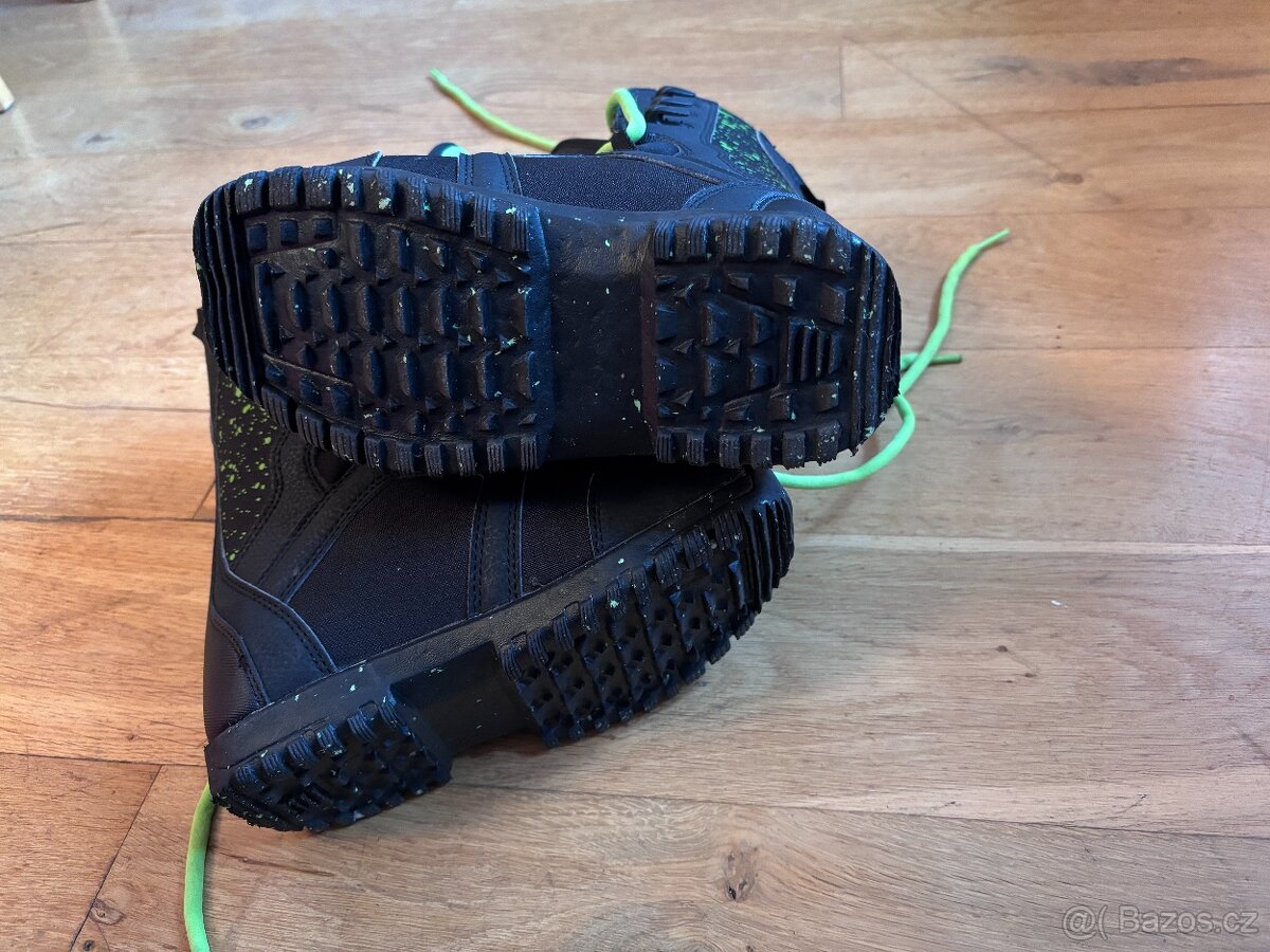 SNB boty Gravity, vel. 34, Micro Bla/Lime - 5