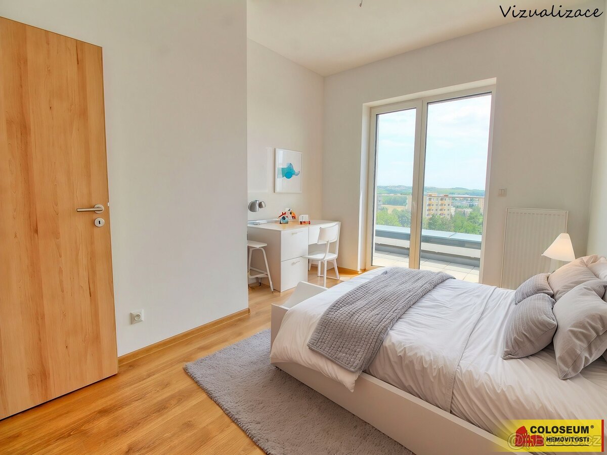 Znojmo, pronájem bytu OV 4+kk. 96 m², novostavba, terasa - b - 5