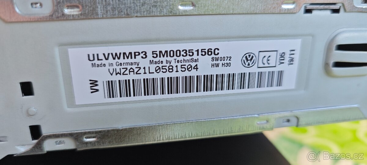 Originální autorádio VW ULVWMP3 CD/MP3 - 5