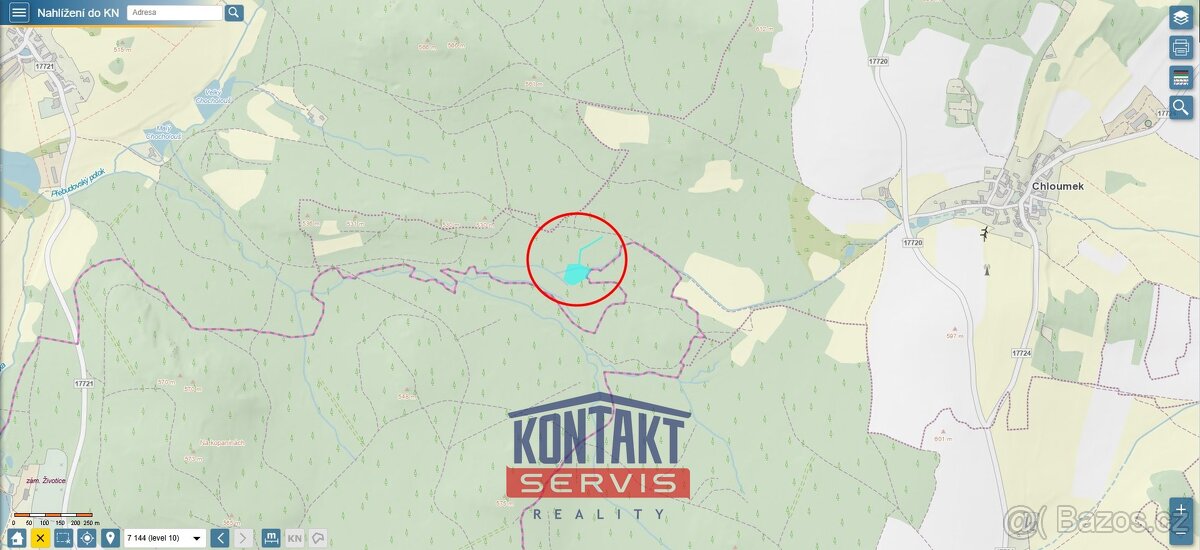 Prodej mladého lesa u Chloumku, ev.č. VŠ-7997 - 5