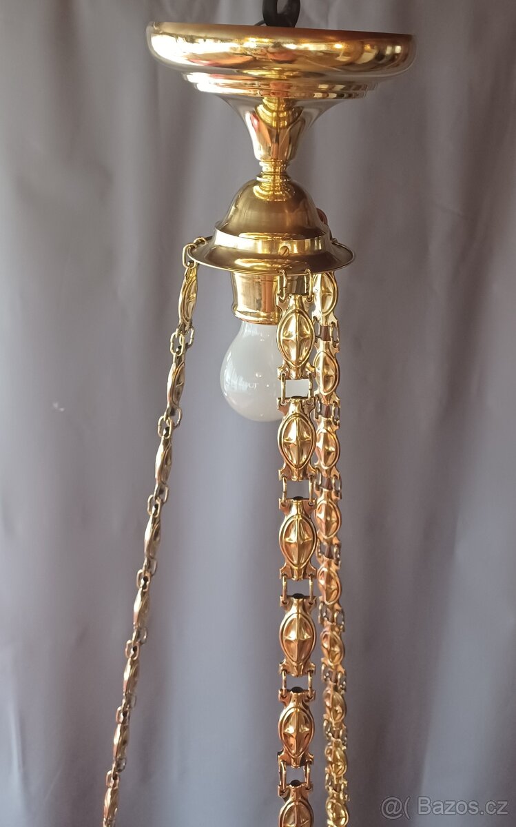 Secesní salonkový lustr - 5