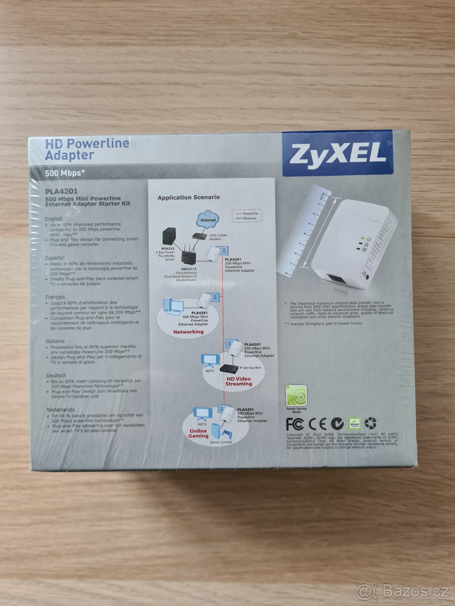 Zyxel PLA 4201 power line adaptér nový - 5