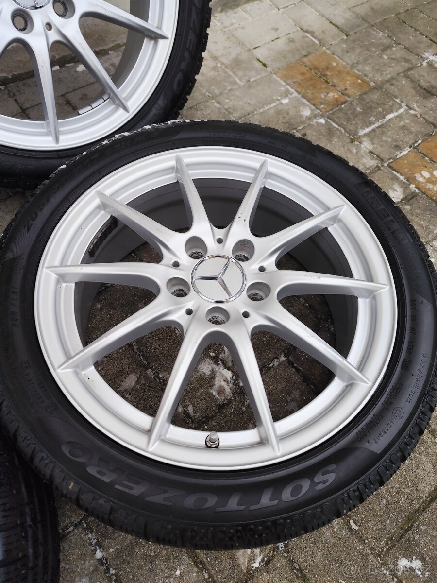 ALU 5x112 r17 MERCEDES/VW + ZIMNÍ PNEU - 5