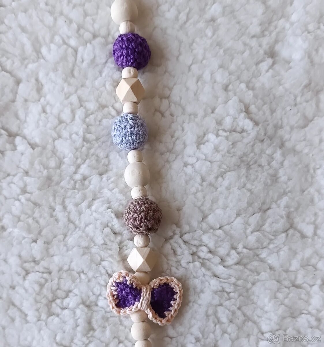 Háčkovaná sada pro miminko medvídek - 5