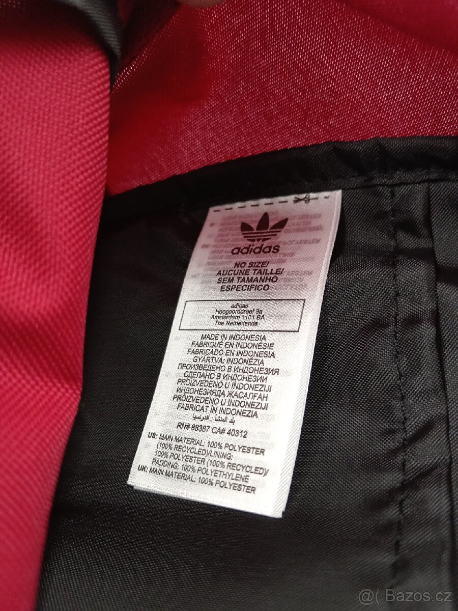 Adidas - adicolor red backpack - 5