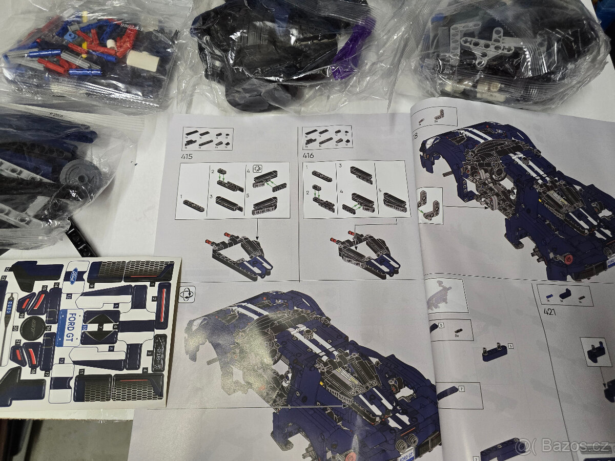 Stavebnice Technic 42154 2022 Ford GT (náhrada) - 5