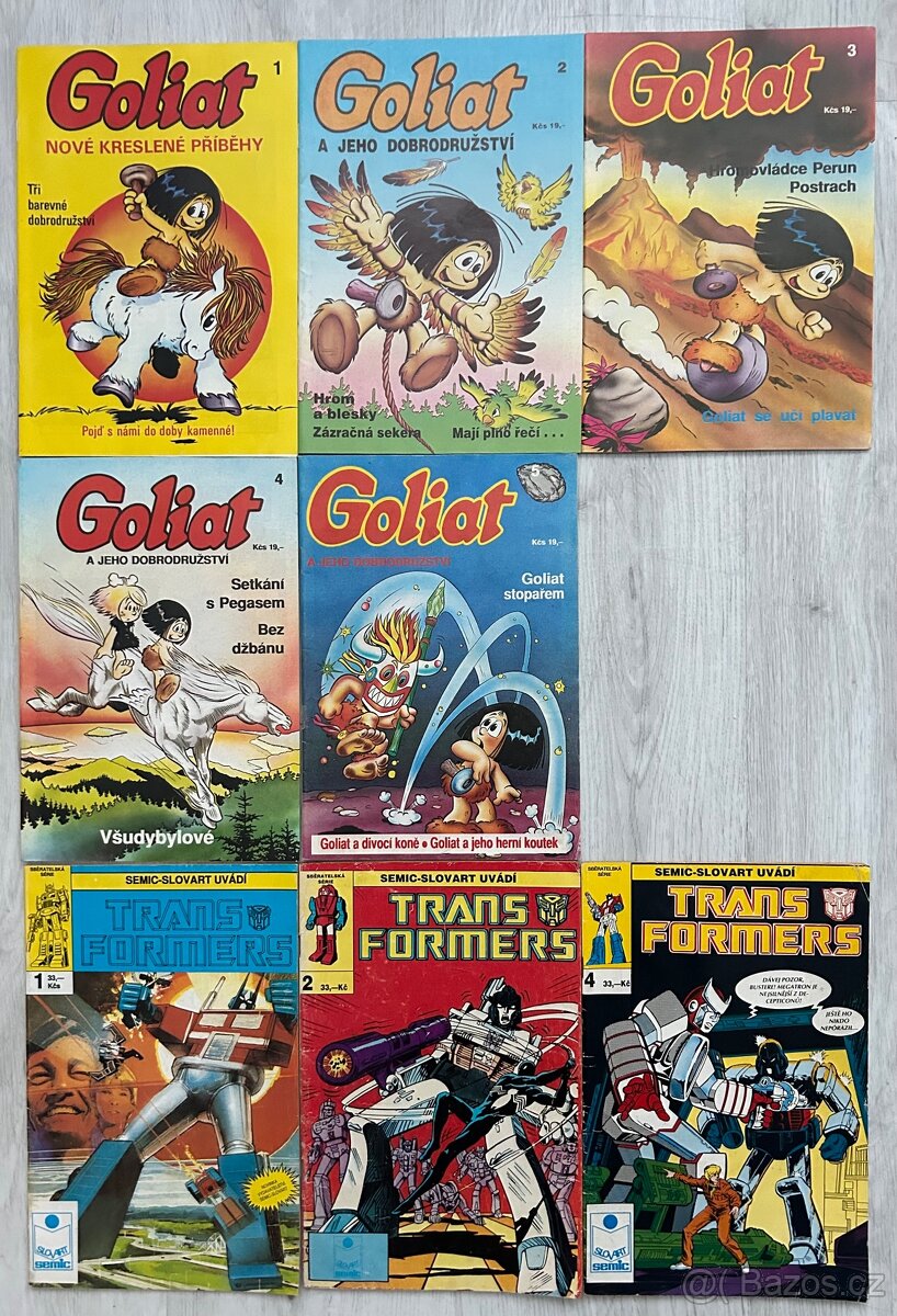 Prodám komiksy Semic-Slovart a další, ceny v textu: - 5