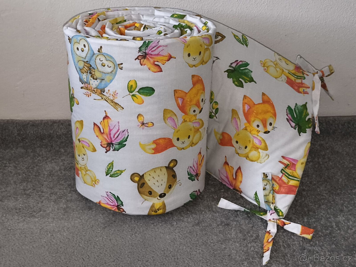 Nový mantinel do postýlky mix vzorů - 5