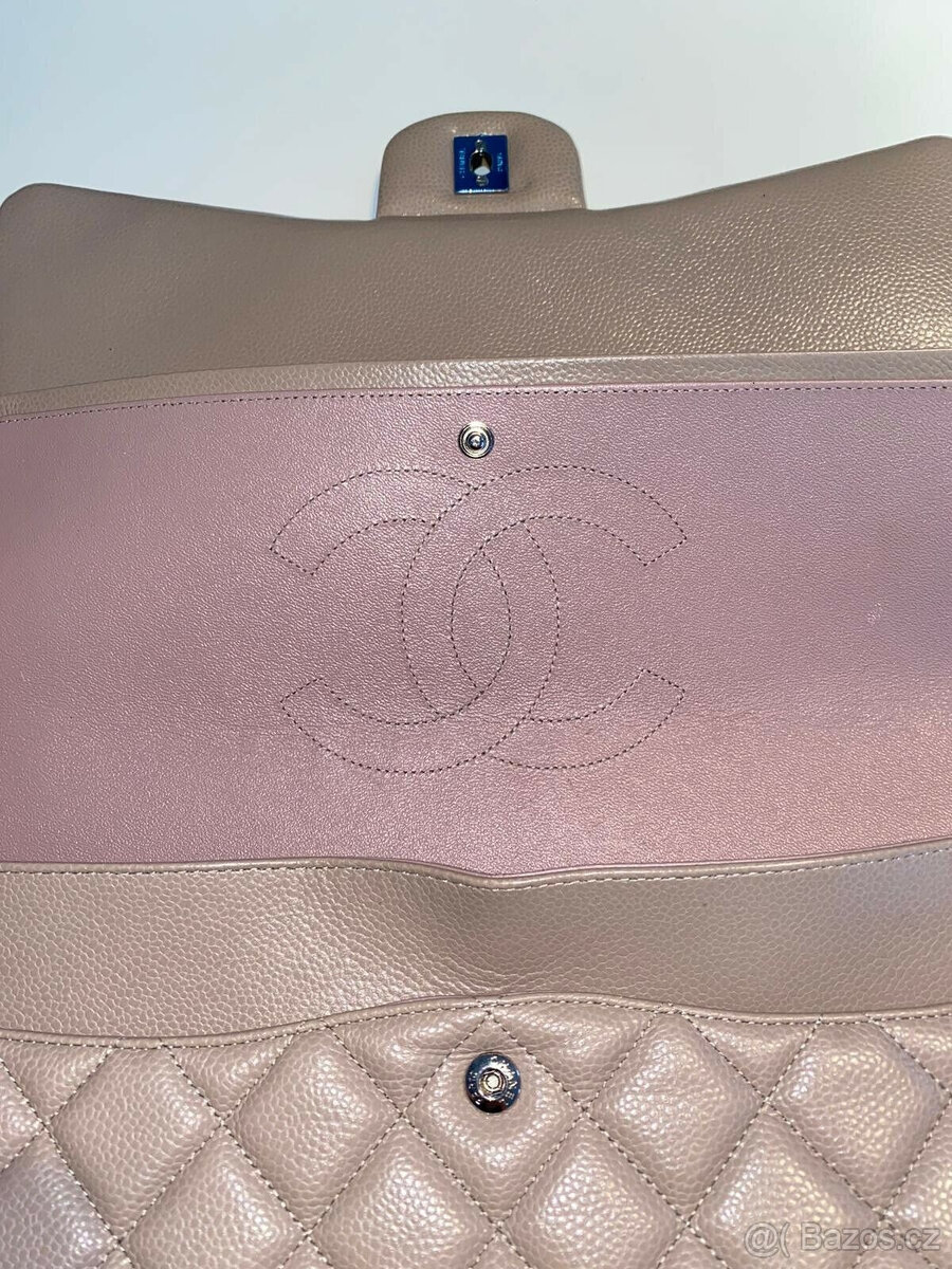 Originální kabelka Chanel 2.55 Jumbo, kaviárová kůže - 5