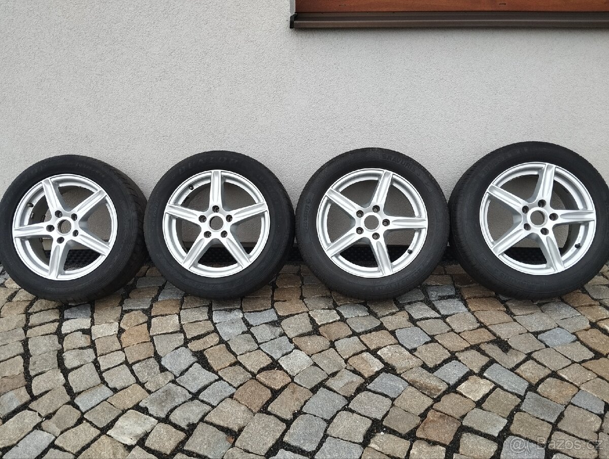 ALU Dezent 5x114,3 r16x6,5j ET 48, 205/55/16 - 5