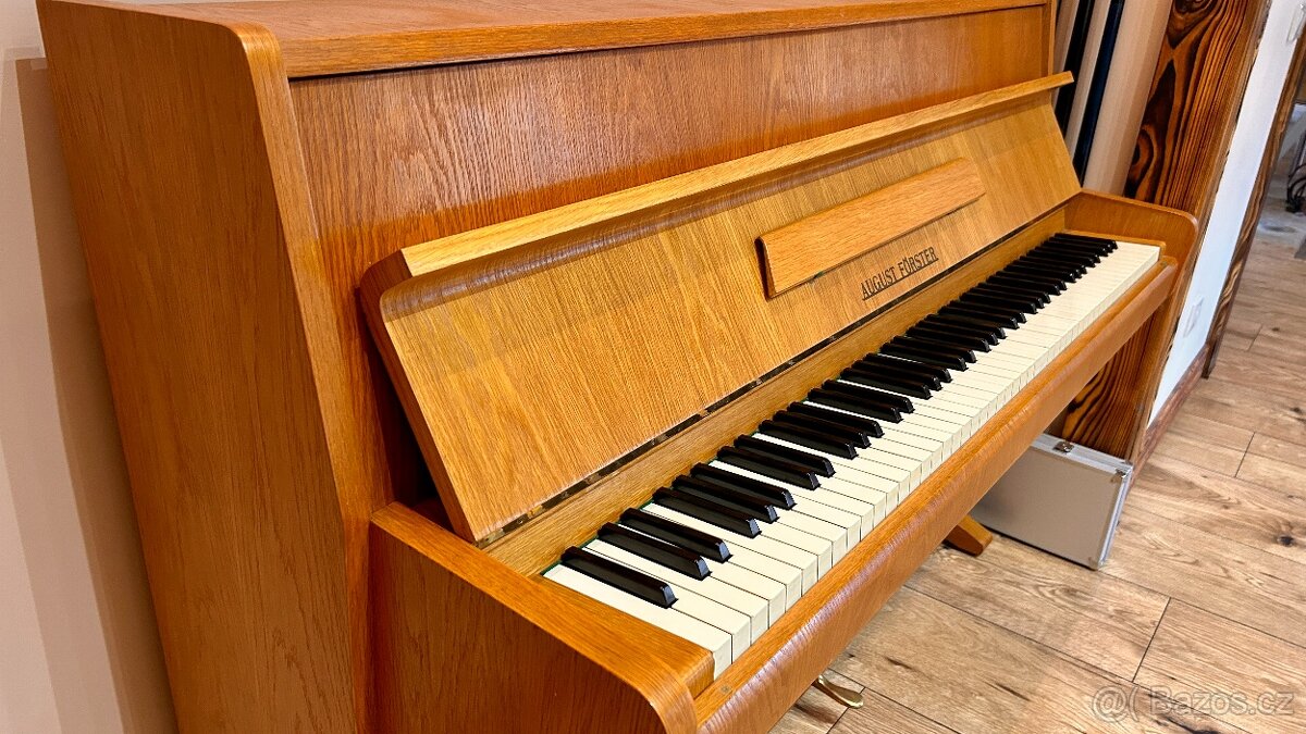 Pianino August Förster, světlý dub - 5