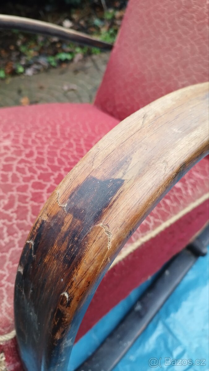 Prodám párová křesla Halabala H-269 - 5