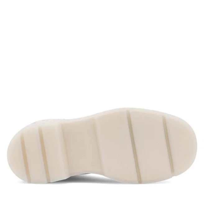 ♥️ Dámské kotníkové boty / polokozačky kožené béžové Badura - 5