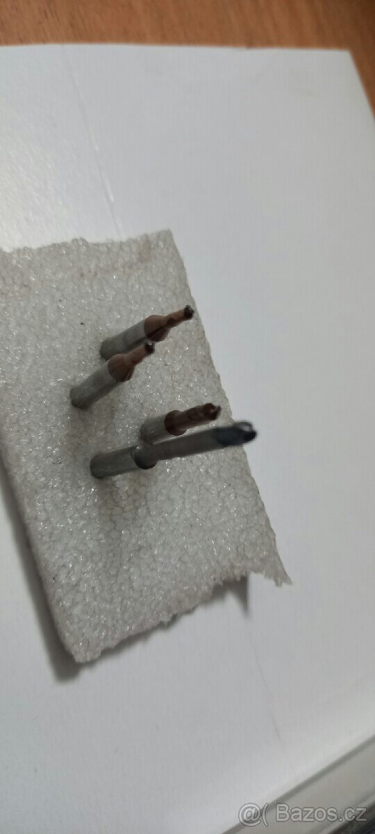 Kulove Frezy Atorn tvrdokov HRC55 (6ks) - 5