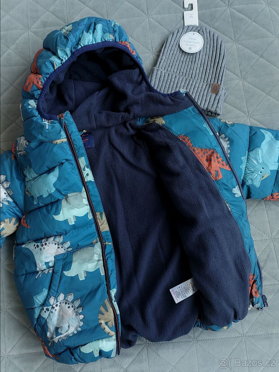 Skvělá zimní nepromokavá bunda + nová čepice (set) - 5