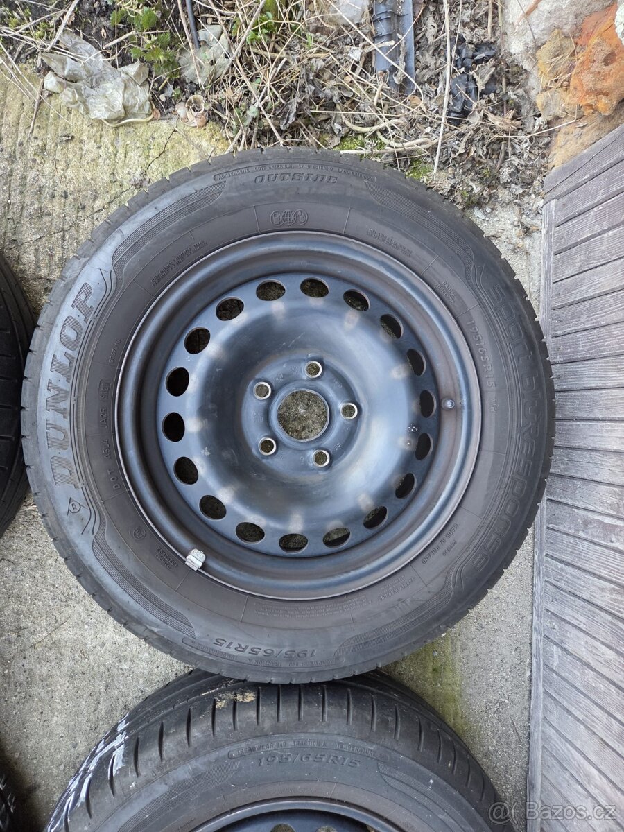 Sada Plechových disků vč letních pneu - 5