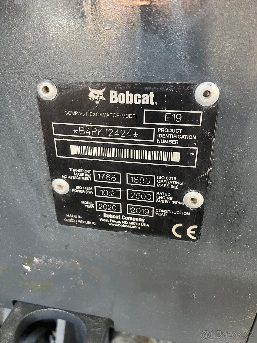 Minibagr Bobcat E19 - 5