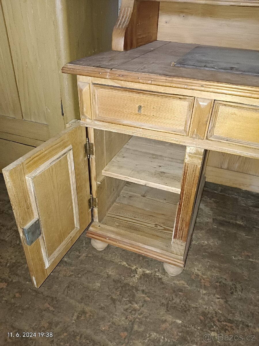 Starožitný psací stůl - 5