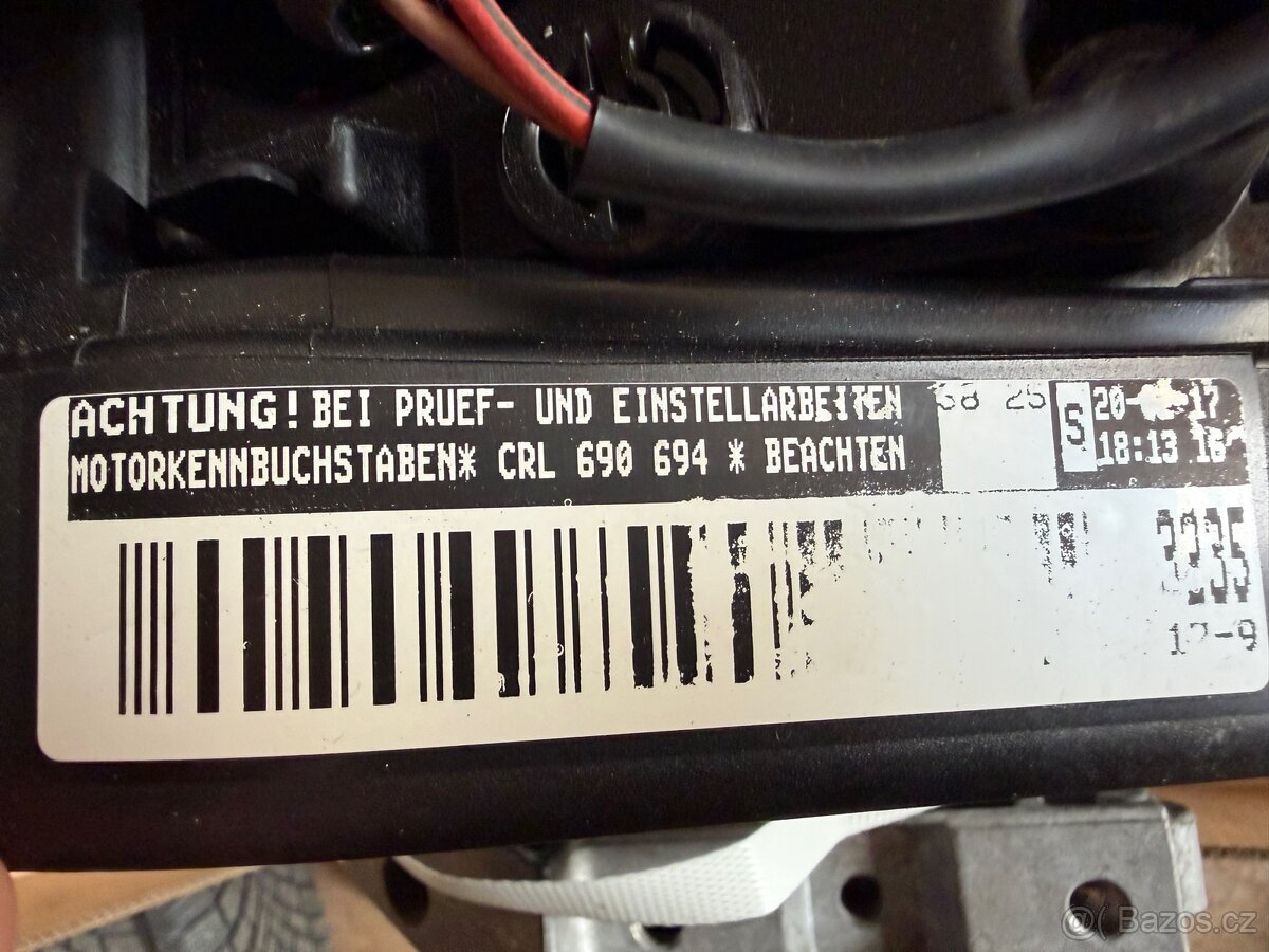 Motor 2.0tdi 110kw kód motoru:CRL - 5