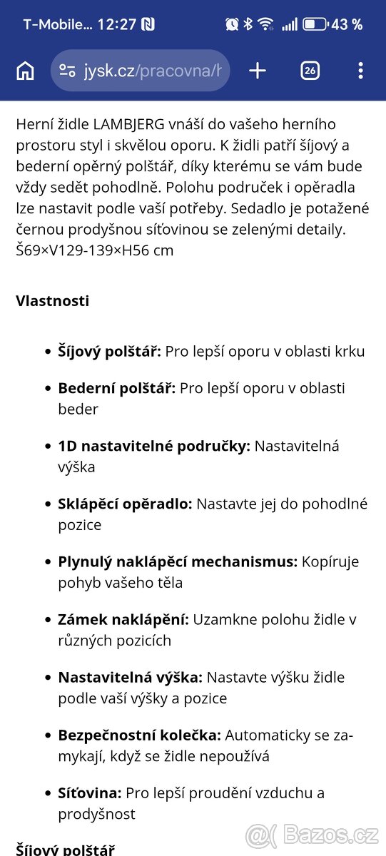 Herní židle Lambjerg - 5