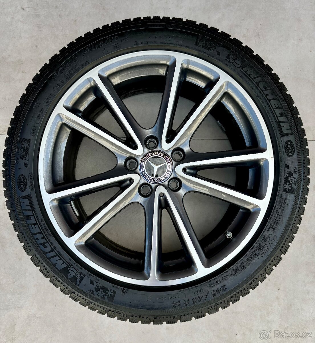 Zimní sada Mercedes R18 z Mercedes Cls w257 245/45 - 5