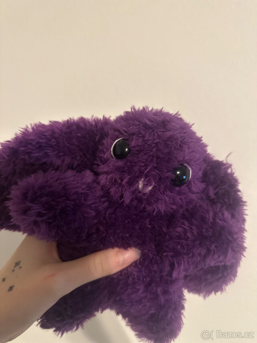 Háčkovaný chlupatý králík beránek - 5